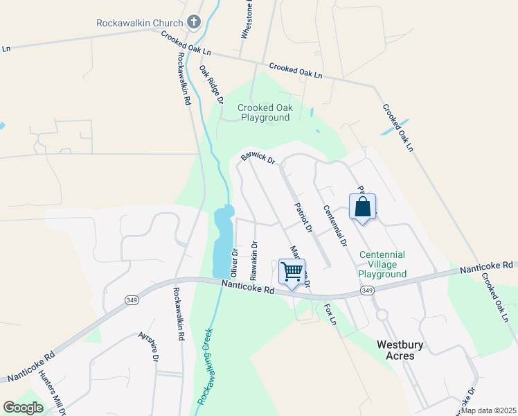 map of restaurants, bars, coffee shops, grocery stores, and more near 6474 Mary Jane Drive in Salisbury