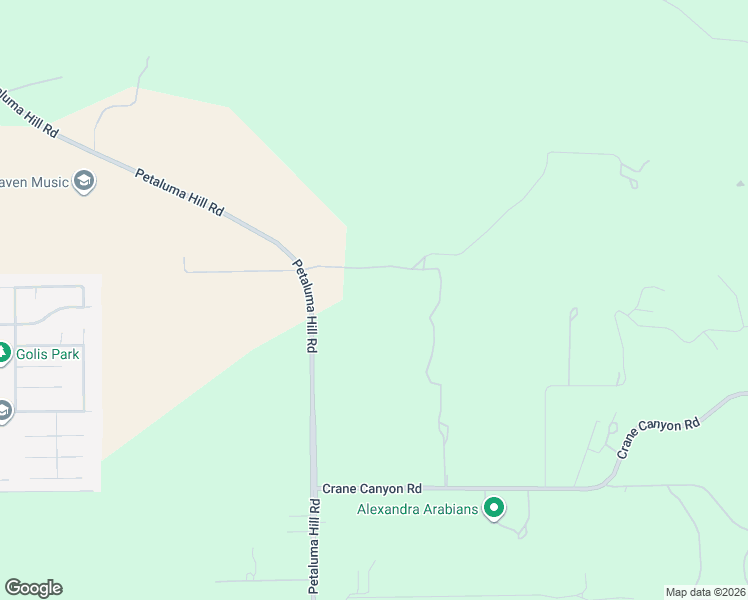 map of restaurants, bars, coffee shops, grocery stores, and more near 5430 Petaluma Hill Road in Santa Rosa