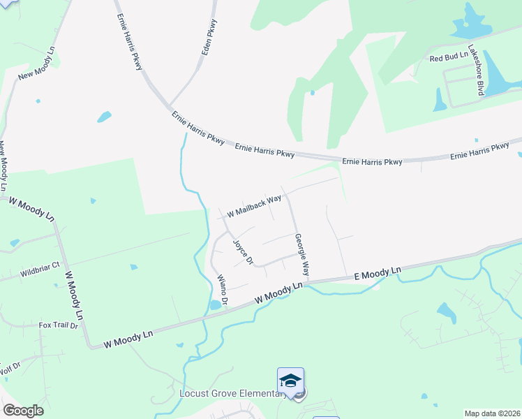 map of restaurants, bars, coffee shops, grocery stores, and more near 1100 Joyce Court in Crestwood