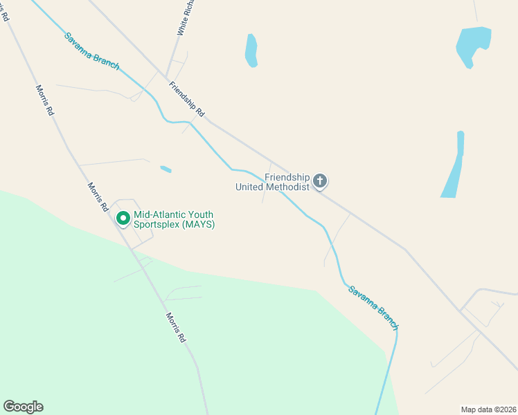 map of restaurants, bars, coffee shops, grocery stores, and more near 6728 Friendship Road in Pittsville