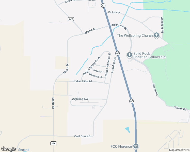 map of restaurants, bars, coffee shops, grocery stores, and more near Mohawk Lane in Florence