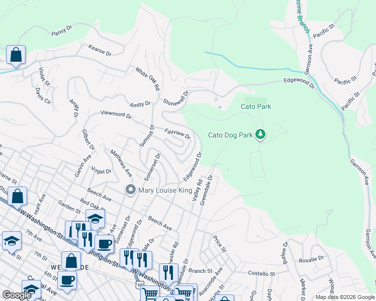 map of restaurants, bars, coffee shops, grocery stores, and more near 334B Hawthorne Drive in Charleston