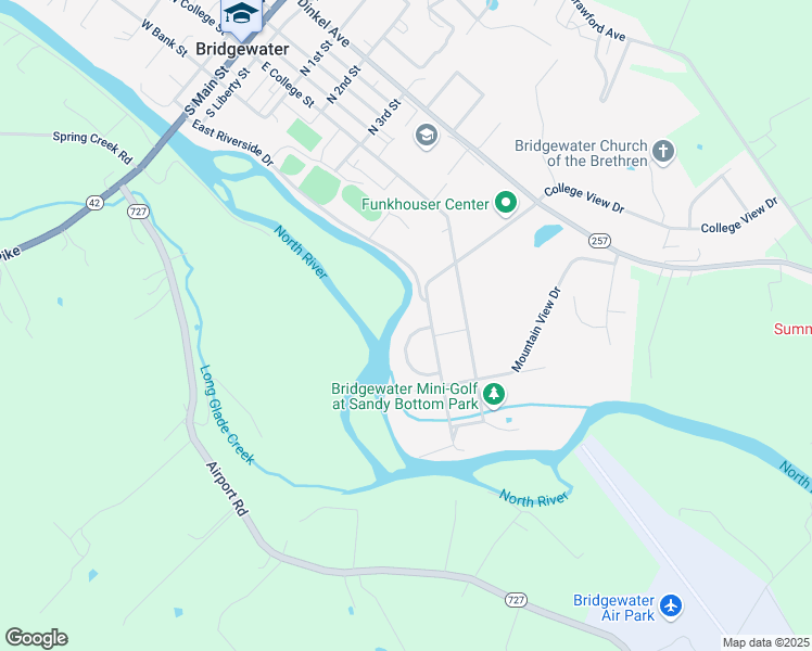 map of restaurants, bars, coffee shops, grocery stores, and more near 102 Northshore Drive in Bridgewater