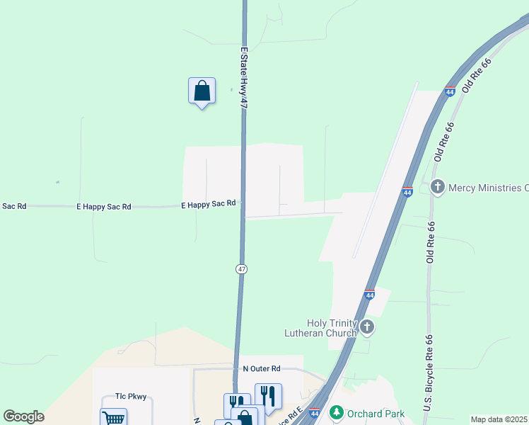 map of restaurants, bars, coffee shops, grocery stores, and more near 206 Airport Road in Saint Clair