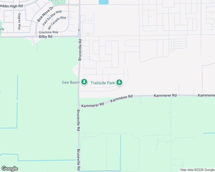 map of restaurants, bars, coffee shops, grocery stores, and more near 7936 Kammerer Road in Elk Grove