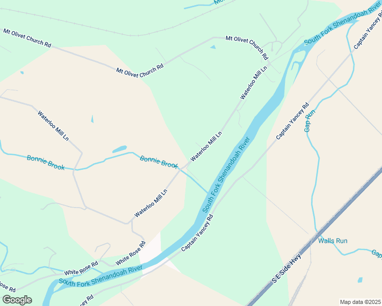 map of restaurants, bars, coffee shops, grocery stores, and more near 2547 Waterloo Mill Lane in Elkton