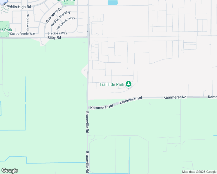 map of restaurants, bars, coffee shops, grocery stores, and more near 10519 Bruceville Road in Elk Grove
