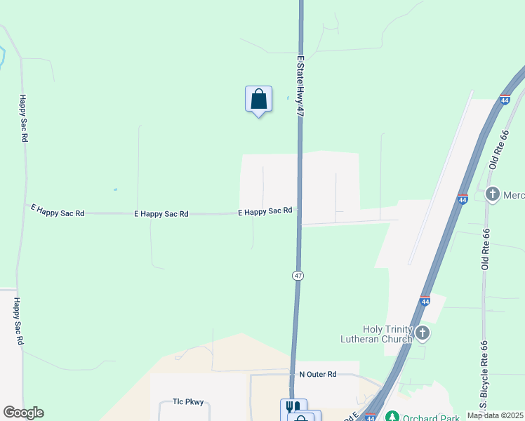 map of restaurants, bars, coffee shops, grocery stores, and more near 204 Runway Drive in Saint Clair