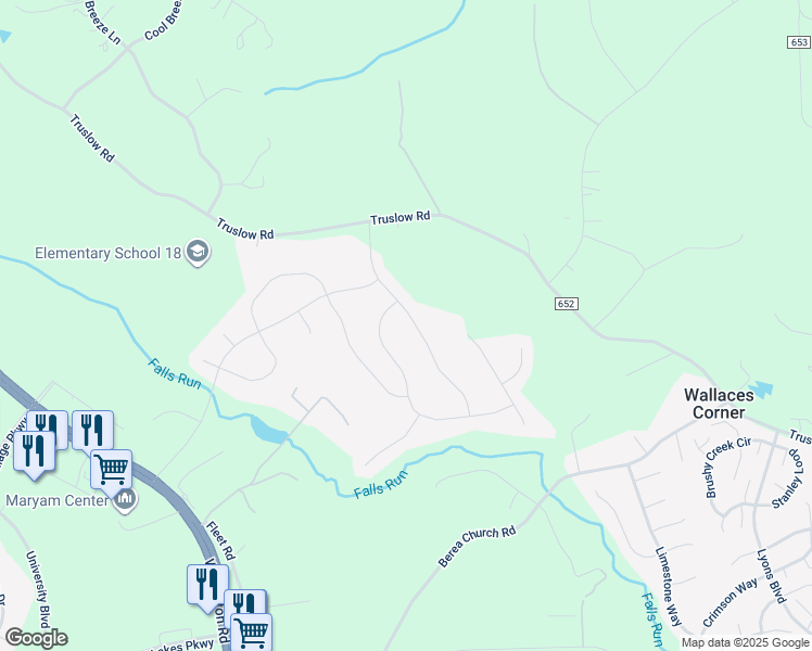 map of restaurants, bars, coffee shops, grocery stores, and more near 29 Norfolk Street in Fredericksburg