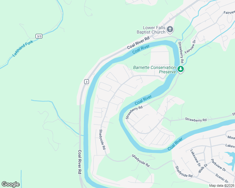 map of restaurants, bars, coffee shops, grocery stores, and more near 4498 Lower Falls Road in Saint Albans