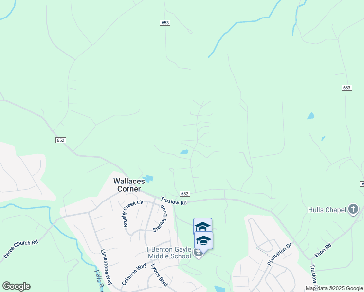 map of restaurants, bars, coffee shops, grocery stores, and more near 9 Wallace Farms Lane in Fredericksburg