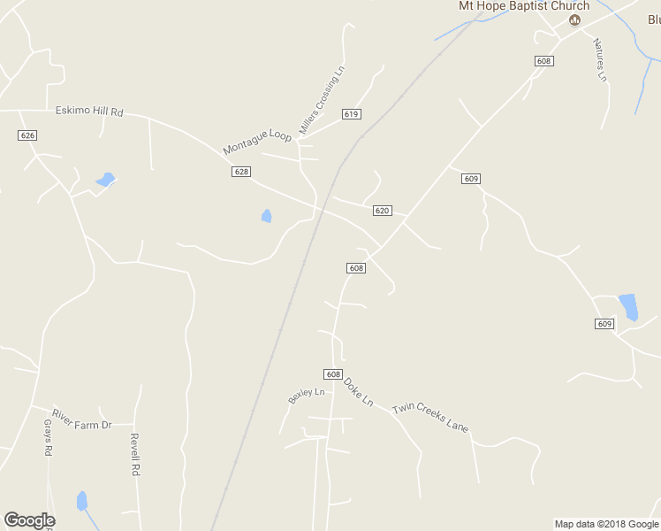 map of restaurants, bars, coffee shops, grocery stores, and more near 1401 Brooke Road in Fredericksburg