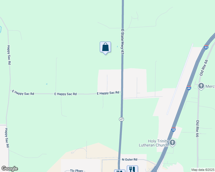 map of restaurants, bars, coffee shops, grocery stores, and more near 204 Runway Drive in Saint Clair