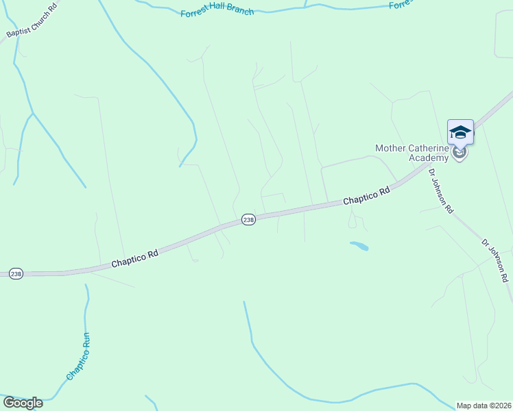 map of restaurants, bars, coffee shops, grocery stores, and more near 38506 Chaptico Road in Mechanicsville