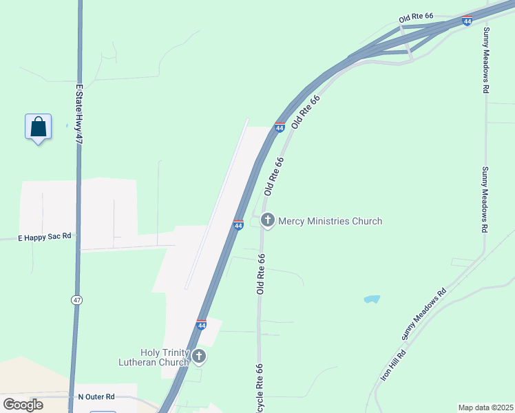 map of restaurants, bars, coffee shops, grocery stores, and more near 2085 North Commercial Avenue in Saint Clair