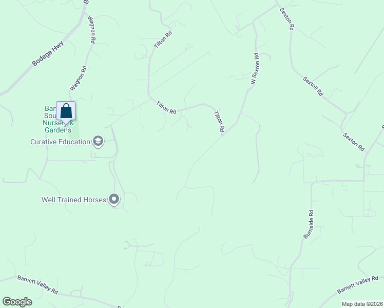map of restaurants, bars, coffee shops, grocery stores, and more near 1420 West Sexton Road in Sebastopol