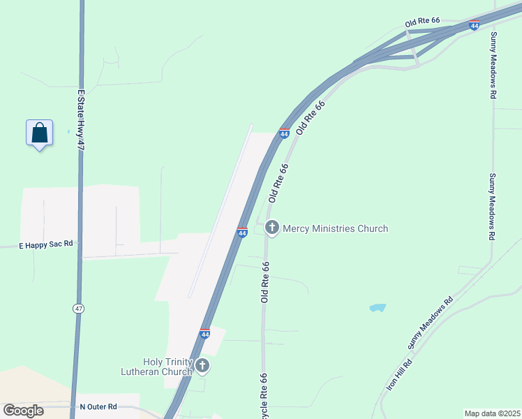 map of restaurants, bars, coffee shops, grocery stores, and more near 2085 North Commercial Avenue in Saint Clair