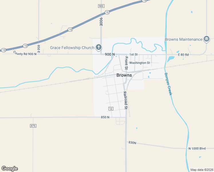 map of restaurants, bars, coffee shops, grocery stores, and more near Mulberry Street in Browns