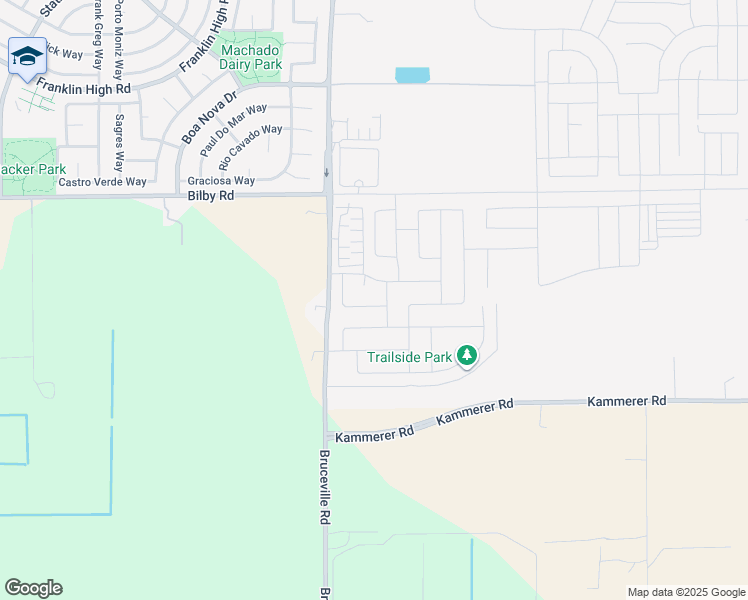map of restaurants, bars, coffee shops, grocery stores, and more near 10475 Bruceville Road in Elk Grove