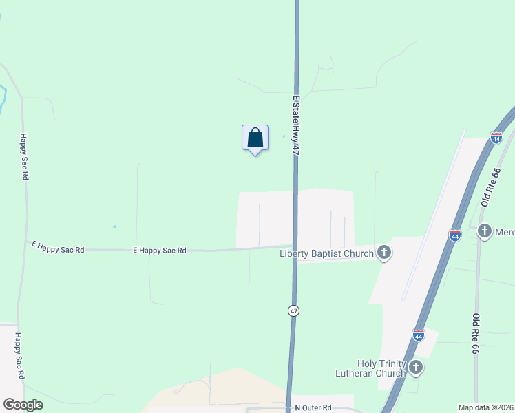 map of restaurants, bars, coffee shops, grocery stores, and more near 205 Runway Drive in Saint Clair