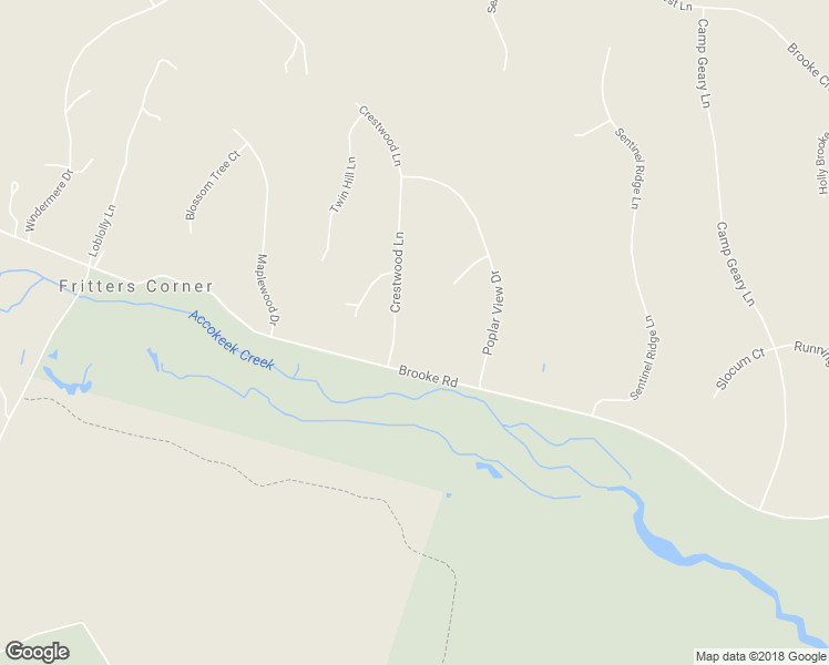 map of restaurants, bars, coffee shops, grocery stores, and more near 14 Crestwood Lane in Stafford
