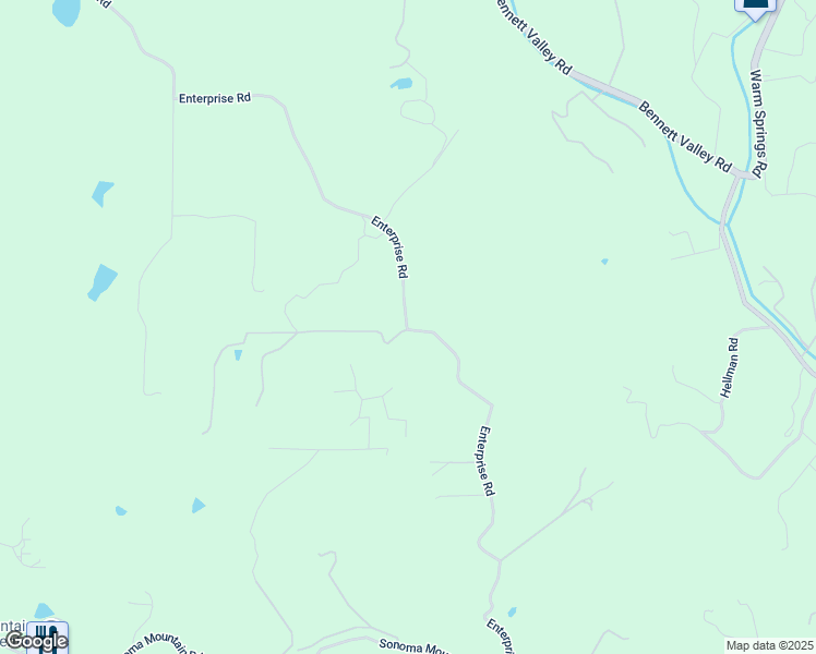map of restaurants, bars, coffee shops, grocery stores, and more near 6405 Enterprise Road in Glen Ellen