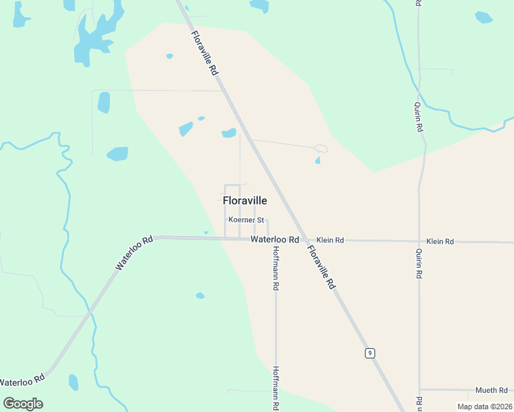 map of restaurants, bars, coffee shops, grocery stores, and more near in Floraville