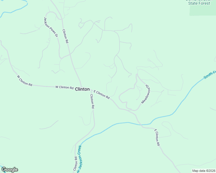 map of restaurants, bars, coffee shops, grocery stores, and more near 19491 East Clinton Road in Jackson