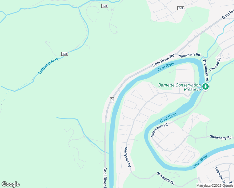 map of restaurants, bars, coffee shops, grocery stores, and more near 2593 Coal River Rd in St Albans