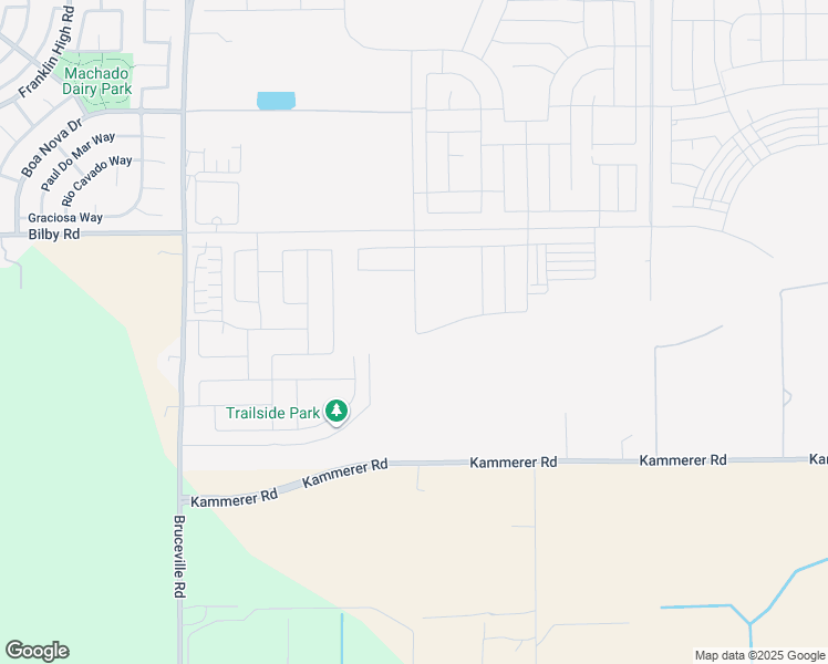 map of restaurants, bars, coffee shops, grocery stores, and more near 8109 Kammerer Road in Elk Grove