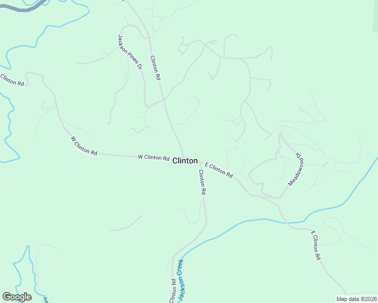 map of restaurants, bars, coffee shops, grocery stores, and more near 19500 Clinton Road in Jackson