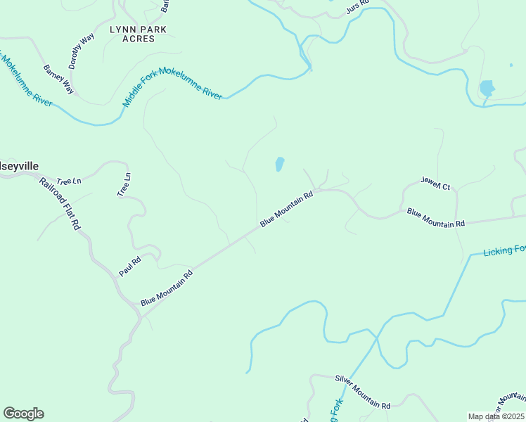 map of restaurants, bars, coffee shops, grocery stores, and more near 4169 Blue Mountain Road in Wilseyville