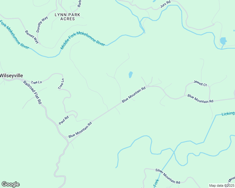 map of restaurants, bars, coffee shops, grocery stores, and more near 4169 Blue Mountain Road in Wilseyville