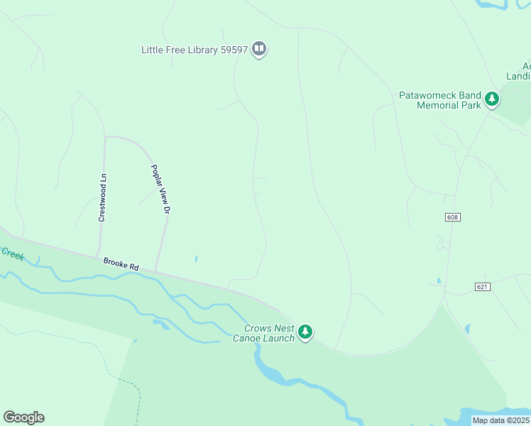 map of restaurants, bars, coffee shops, grocery stores, and more near 58 Sentinel Ridge Lane in Stafford