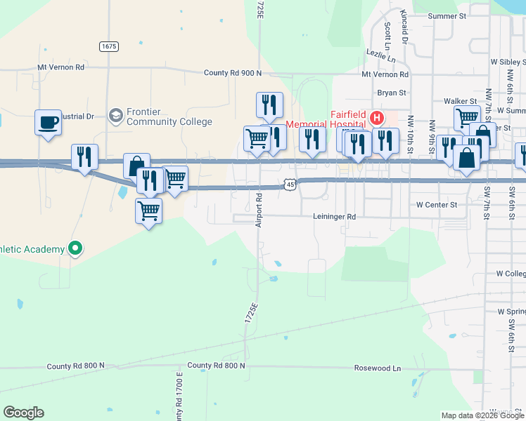 map of restaurants, bars, coffee shops, grocery stores, and more near 4 Talbert Court in Fairfield
