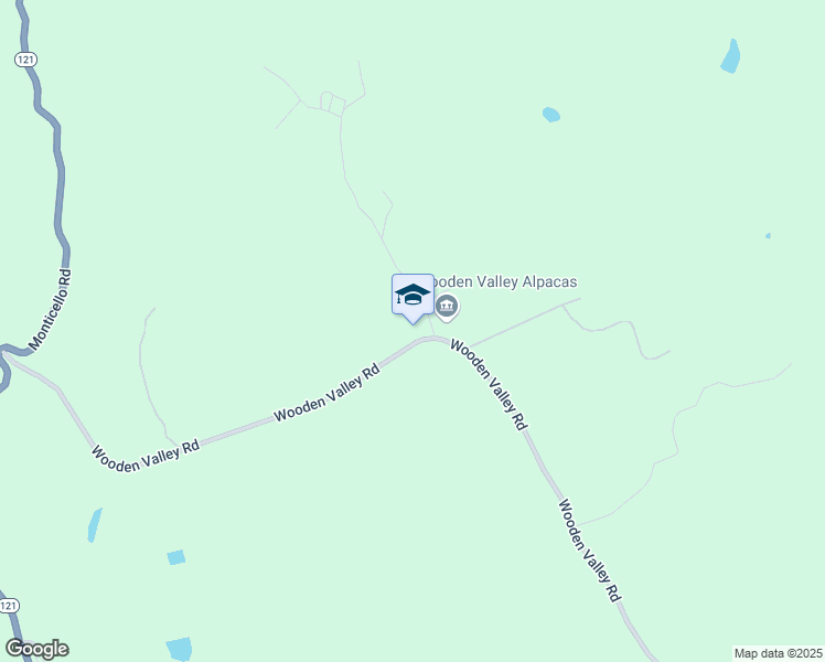 map of restaurants, bars, coffee shops, grocery stores, and more near 1340 Wooden Valley Road in Napa