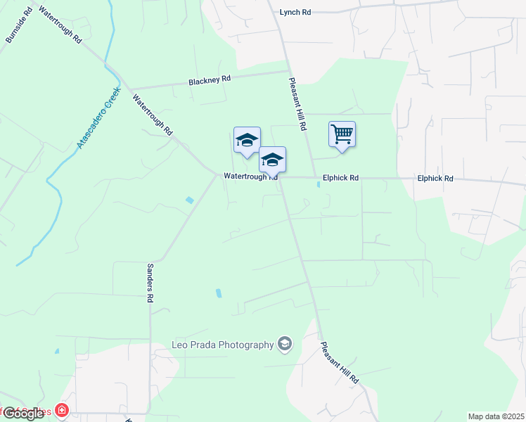 map of restaurants, bars, coffee shops, grocery stores, and more near 1840 Pleasant Hill Road in Sebastopol