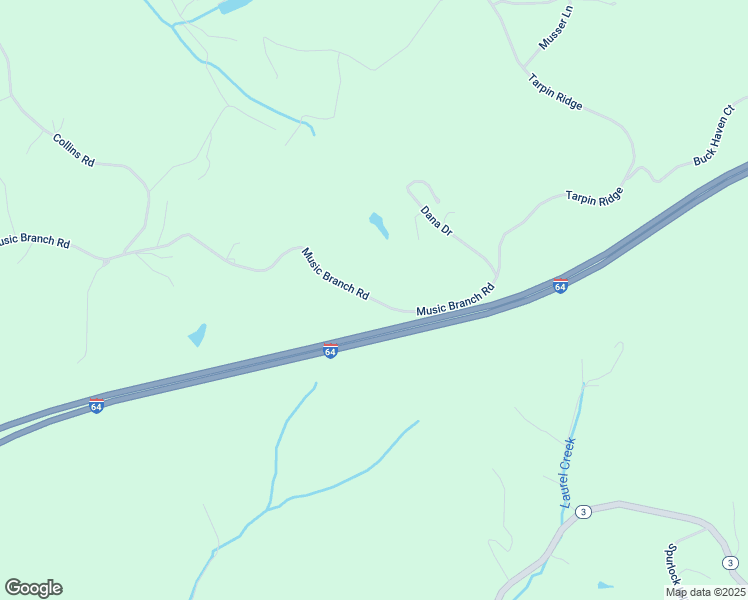map of restaurants, bars, coffee shops, grocery stores, and more near 5633 Music Branch Road in Catlettsburg