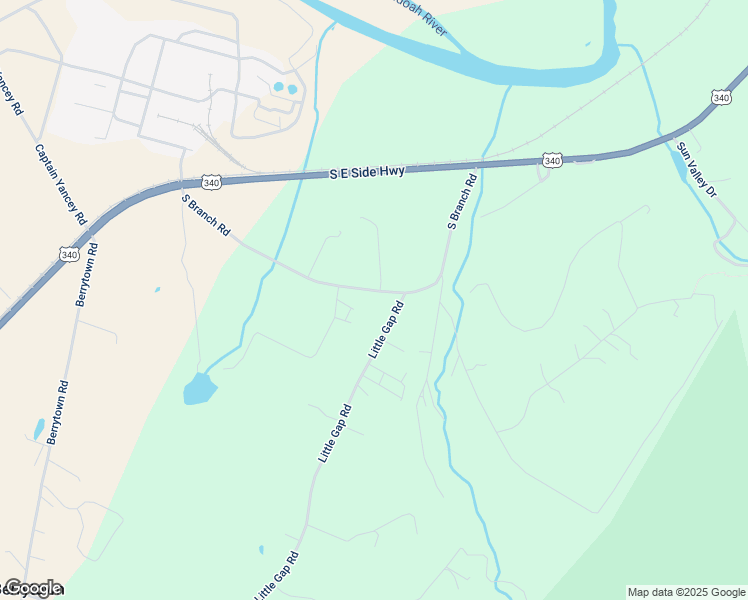 map of restaurants, bars, coffee shops, grocery stores, and more near Little Gap Rd in Elkton