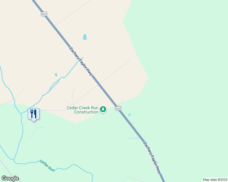 map of restaurants, bars, coffee shops, grocery stores, and more near 23155 Zachary Taylor Highway in Culpeper