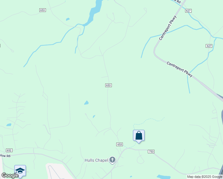 map of restaurants, bars, coffee shops, grocery stores, and more near 124 Hulls Chapel Road in Fredericksburg