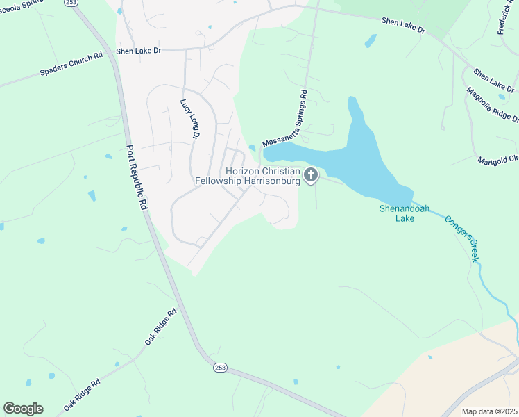 map of restaurants, bars, coffee shops, grocery stores, and more near 3417 Lake Pointe Drive in Harrisonburg