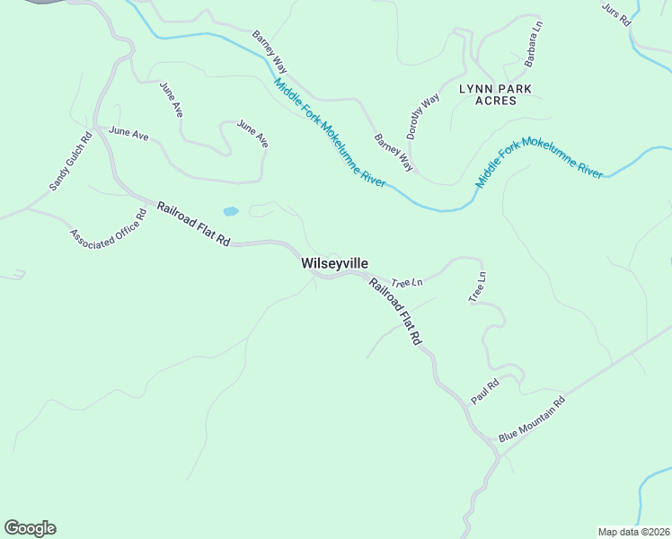 map of restaurants, bars, coffee shops, grocery stores, and more near 3975 Blagen Boulevard in Wilseyville