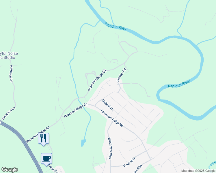 map of restaurants, bars, coffee shops, grocery stores, and more near 1478 Honor Place in Locust Grove