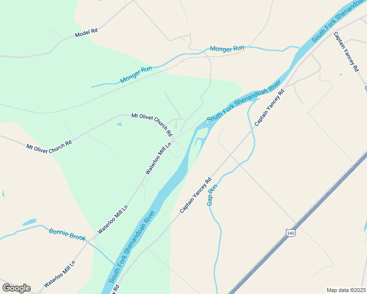 map of restaurants, bars, coffee shops, grocery stores, and more near 1945 Shenandoah Springs Lane in Elkton