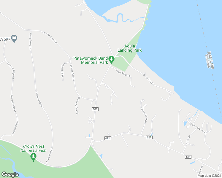 map of restaurants, bars, coffee shops, grocery stores, and more near 2744 Brooke Road in Stafford