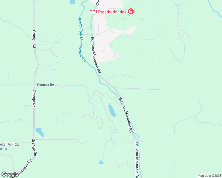 map of restaurants, bars, coffee shops, grocery stores, and more near 2834 Hidden Acres Road in Santa Rosa