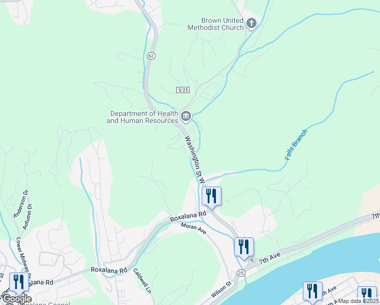 map of restaurants, bars, coffee shops, grocery stores, and more near 4147 Bush Street in Charleston