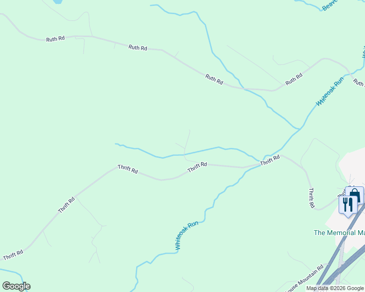 map of restaurants, bars, coffee shops, grocery stores, and more near 1830 Thrift Road in Madison