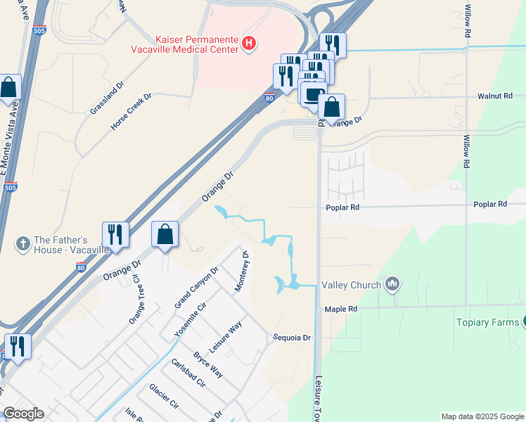 999 Leisure Town Rd, Vacaville CA Walk Score